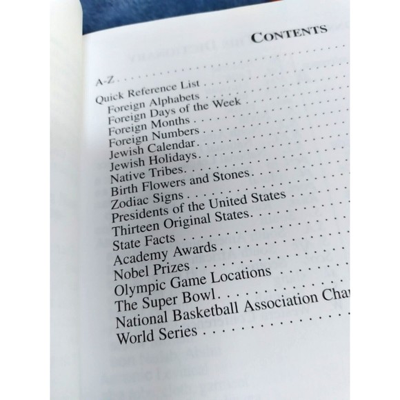 Webster's LARGE PRINT CROSSWORD PUZZLE DICTIONARY HB Book Over 50,000 Answers EC - Picture 6 of 14